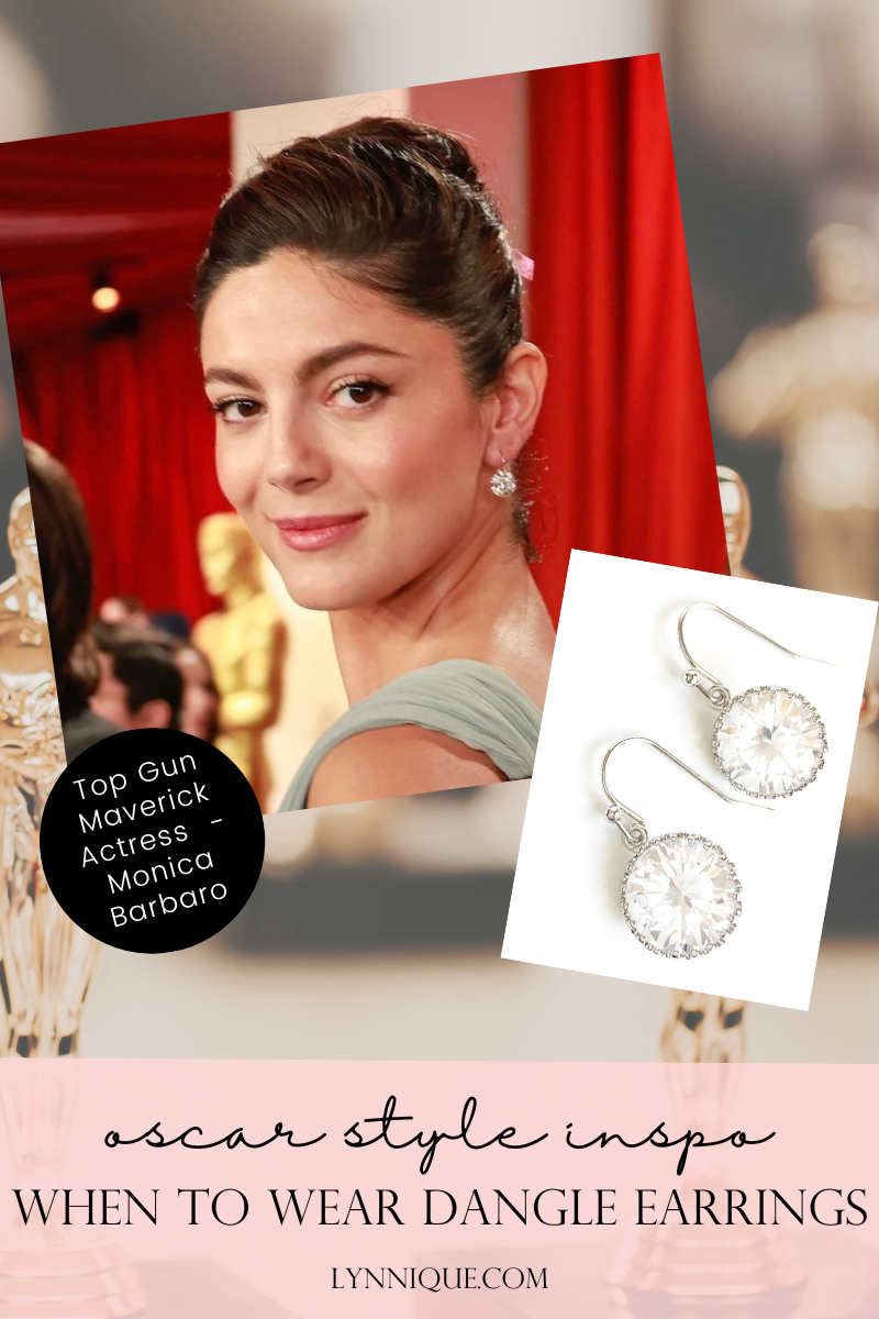 style inspiration - when to wear simple dangle earrings