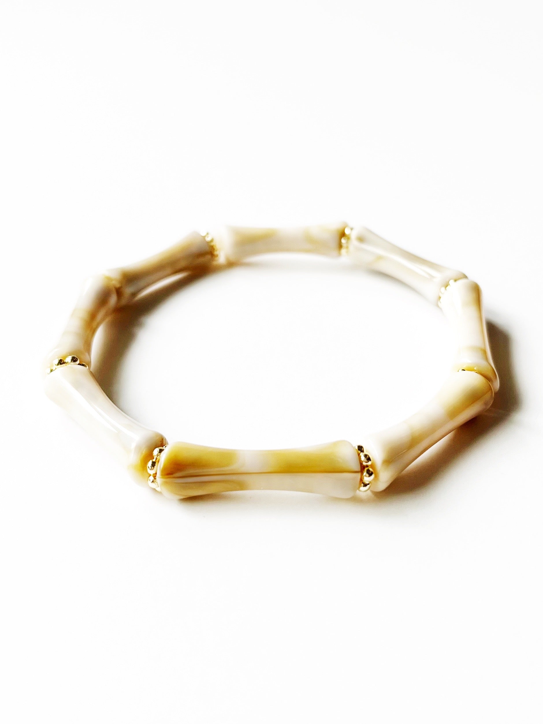beige bangle bracelet