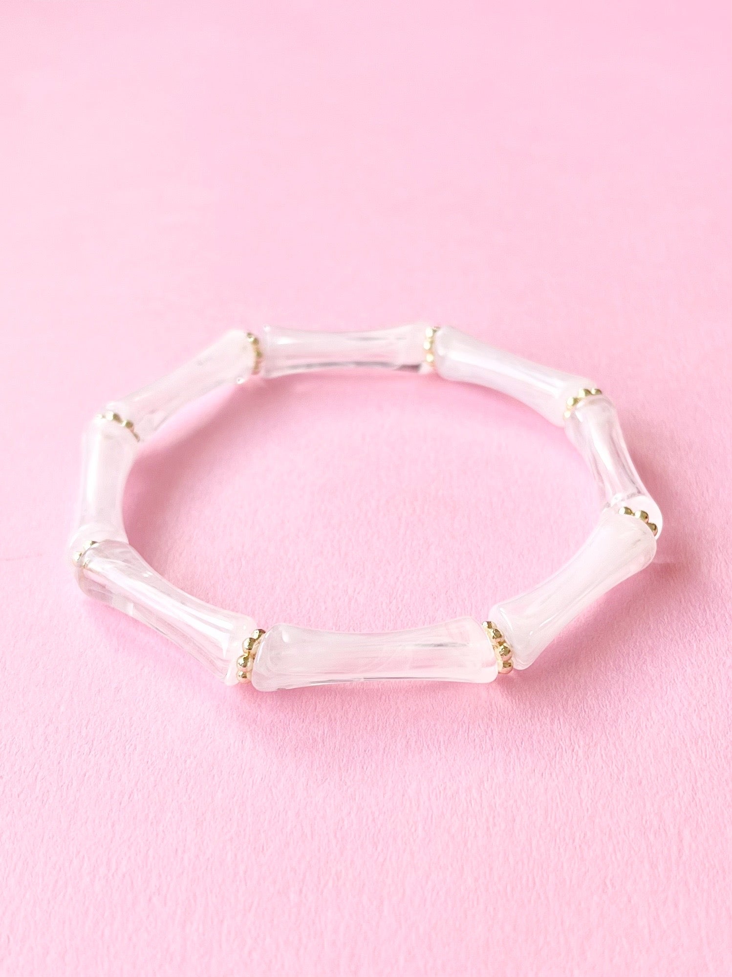 white bangle bracelet