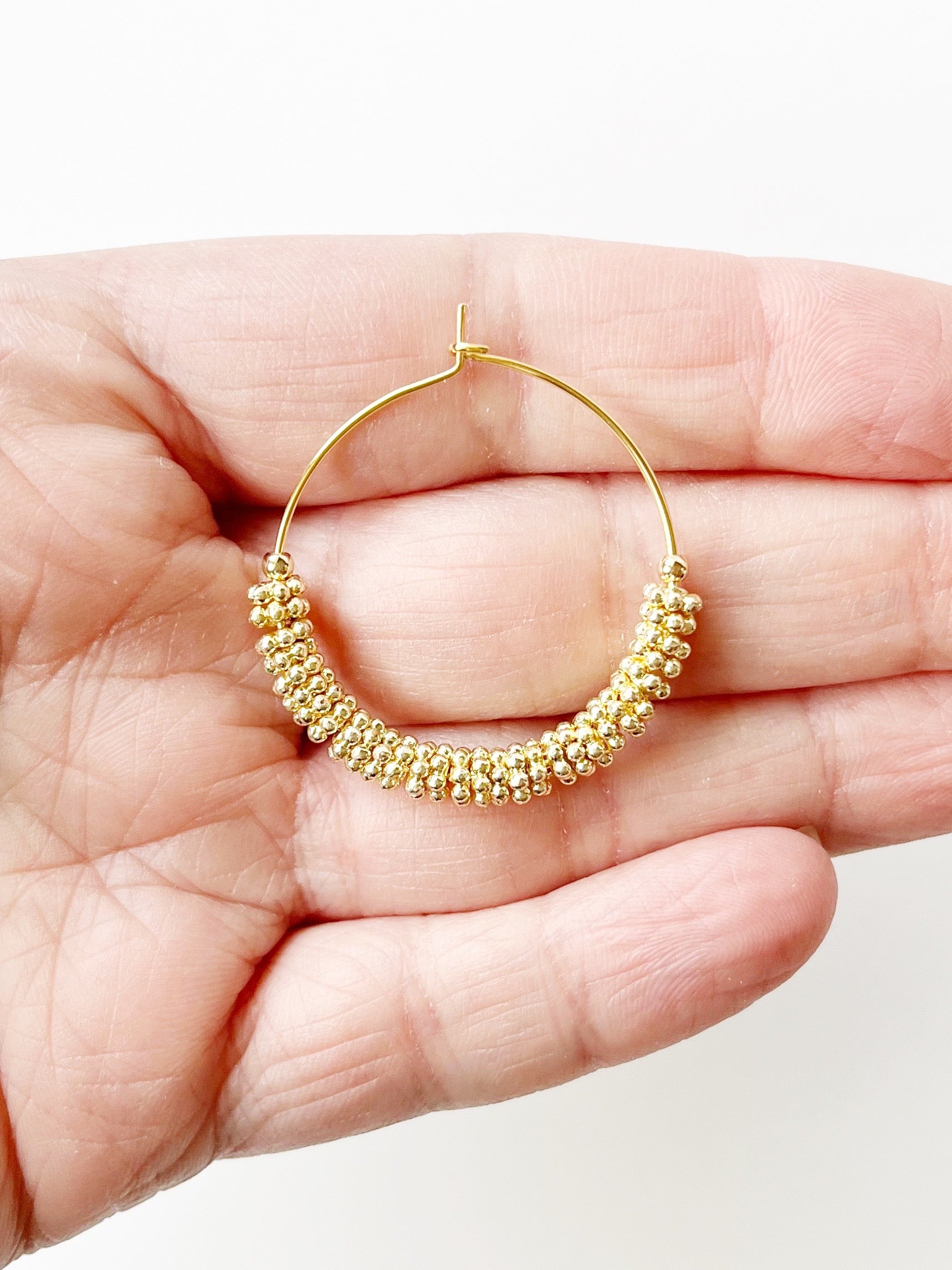 gold minimalist earrings