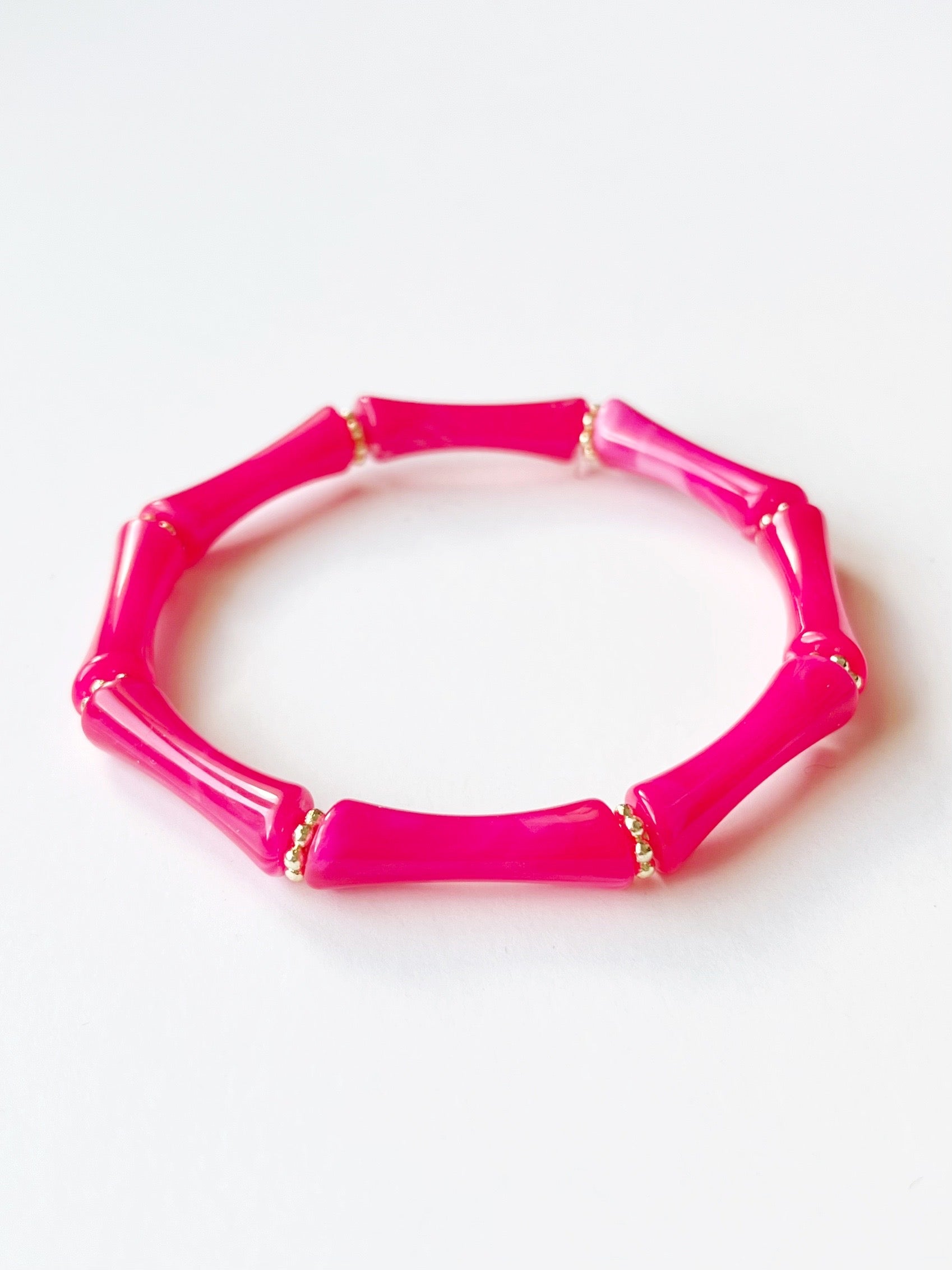 hot pink bangle bracelet