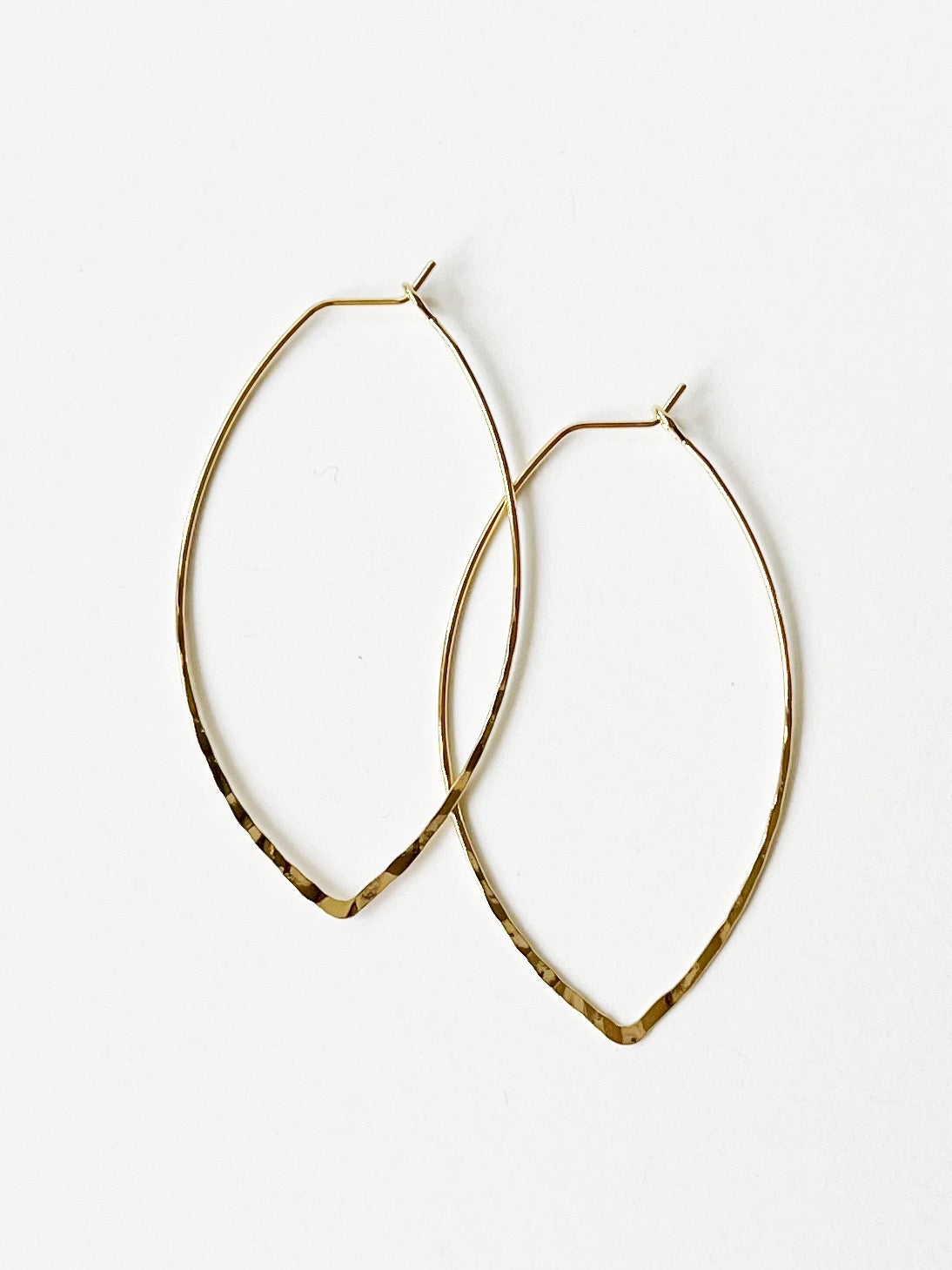 gold hoop earrings
