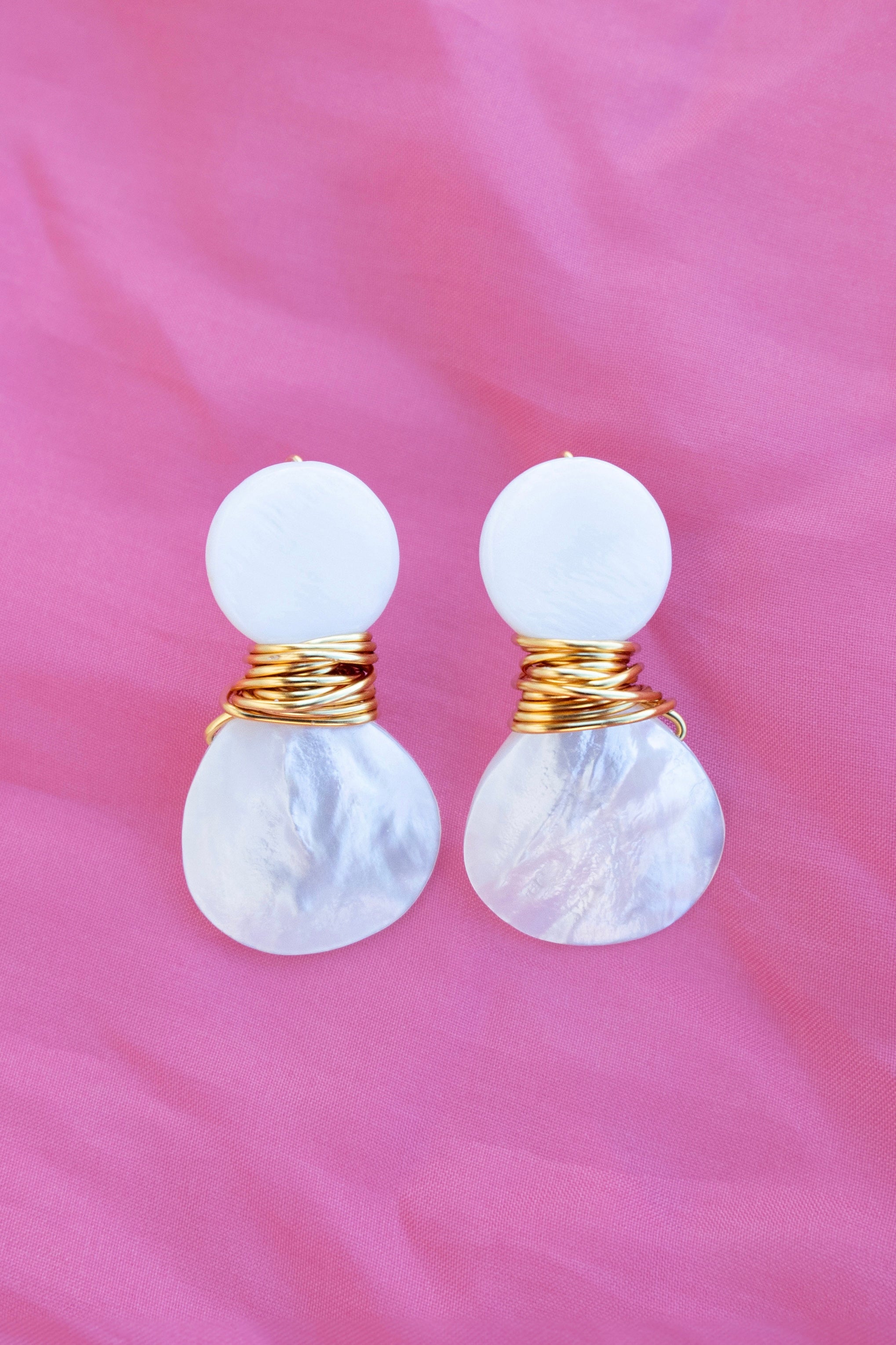 mother of pearl earrings