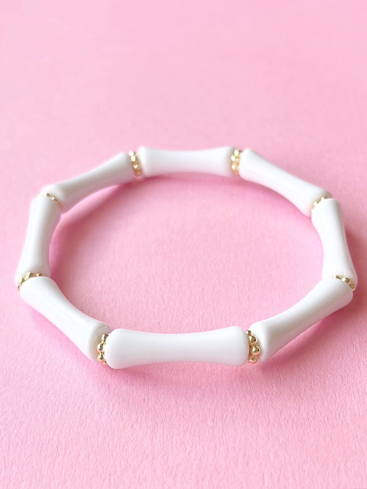 white bangle bracelet
