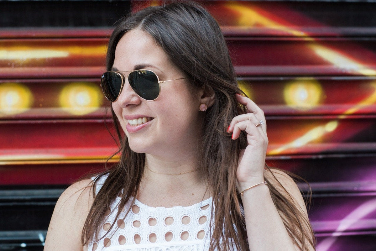 Glittering Druzy Earrings