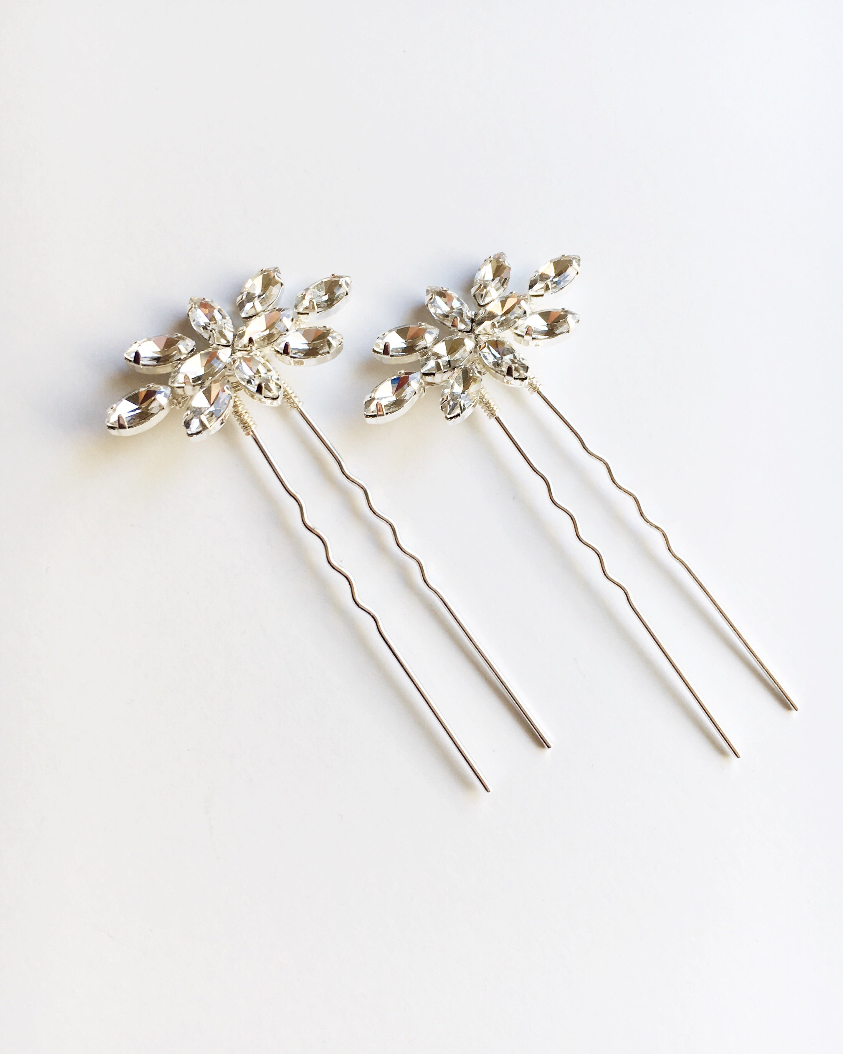 crystal bridal hairpiece