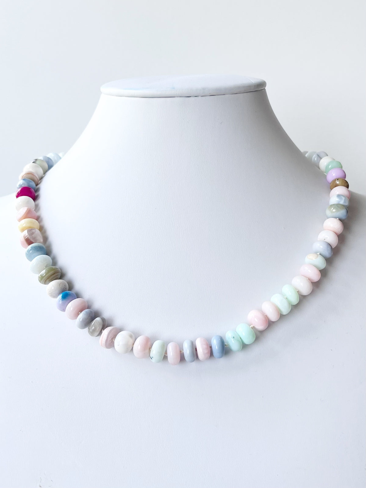 Rainbow Opal Beaded Necklace