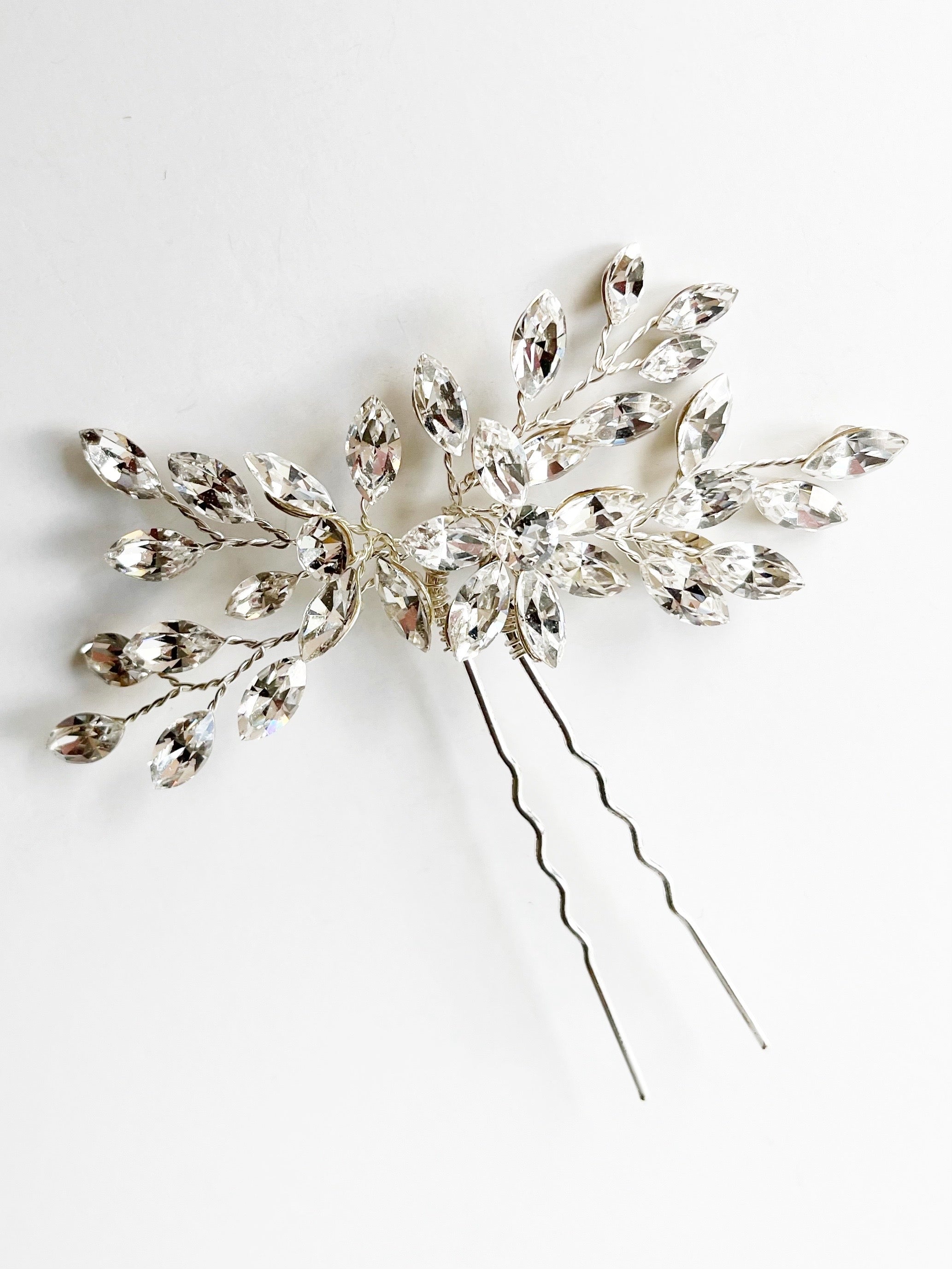 crystal bridal hair pin