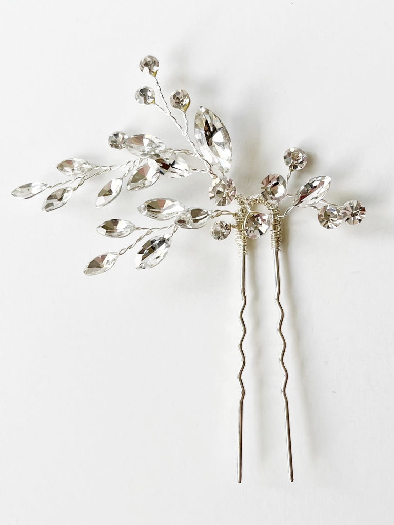 crystal bridal hair pin