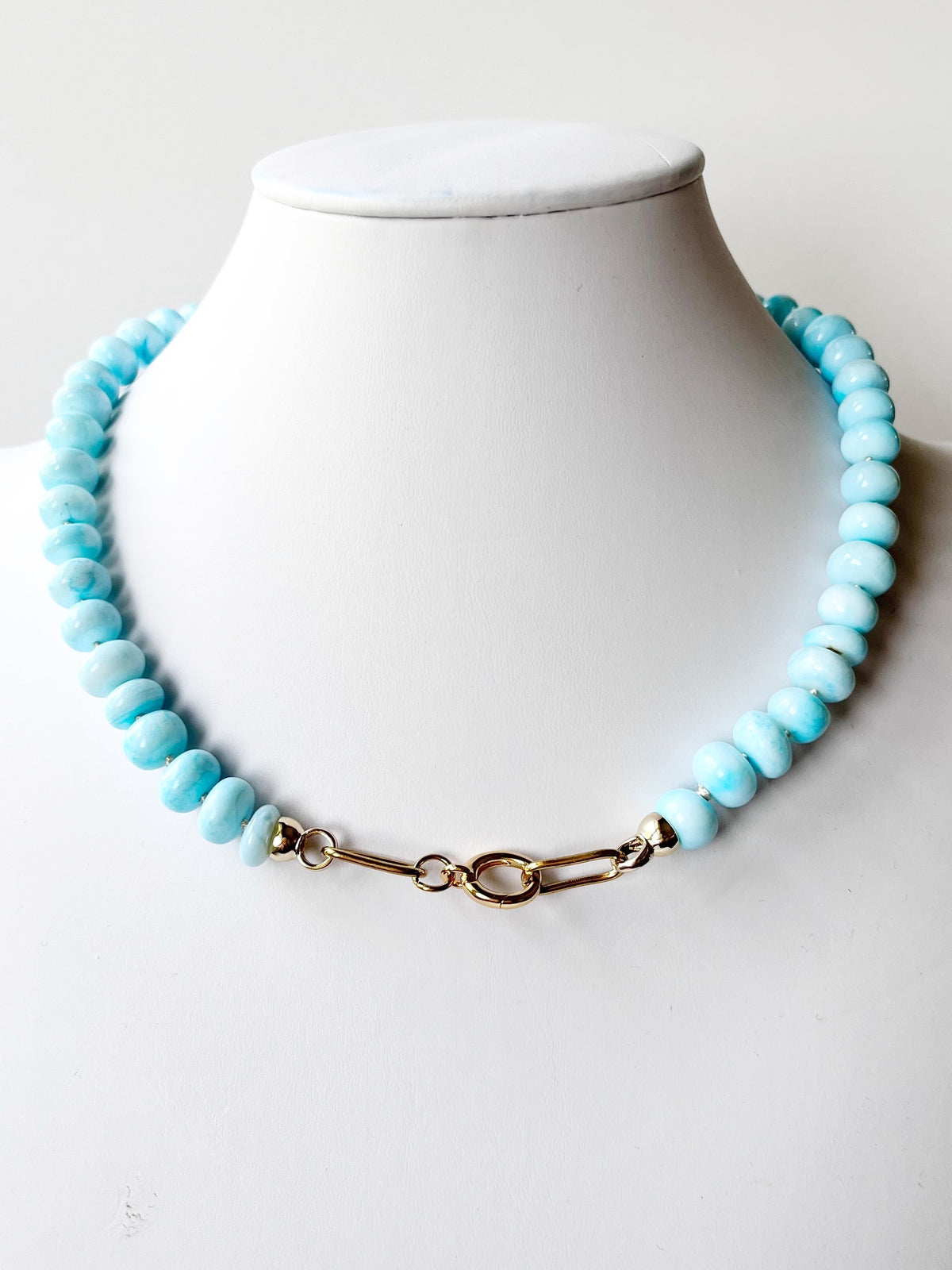 Turquoise Opal Beaded Necklace