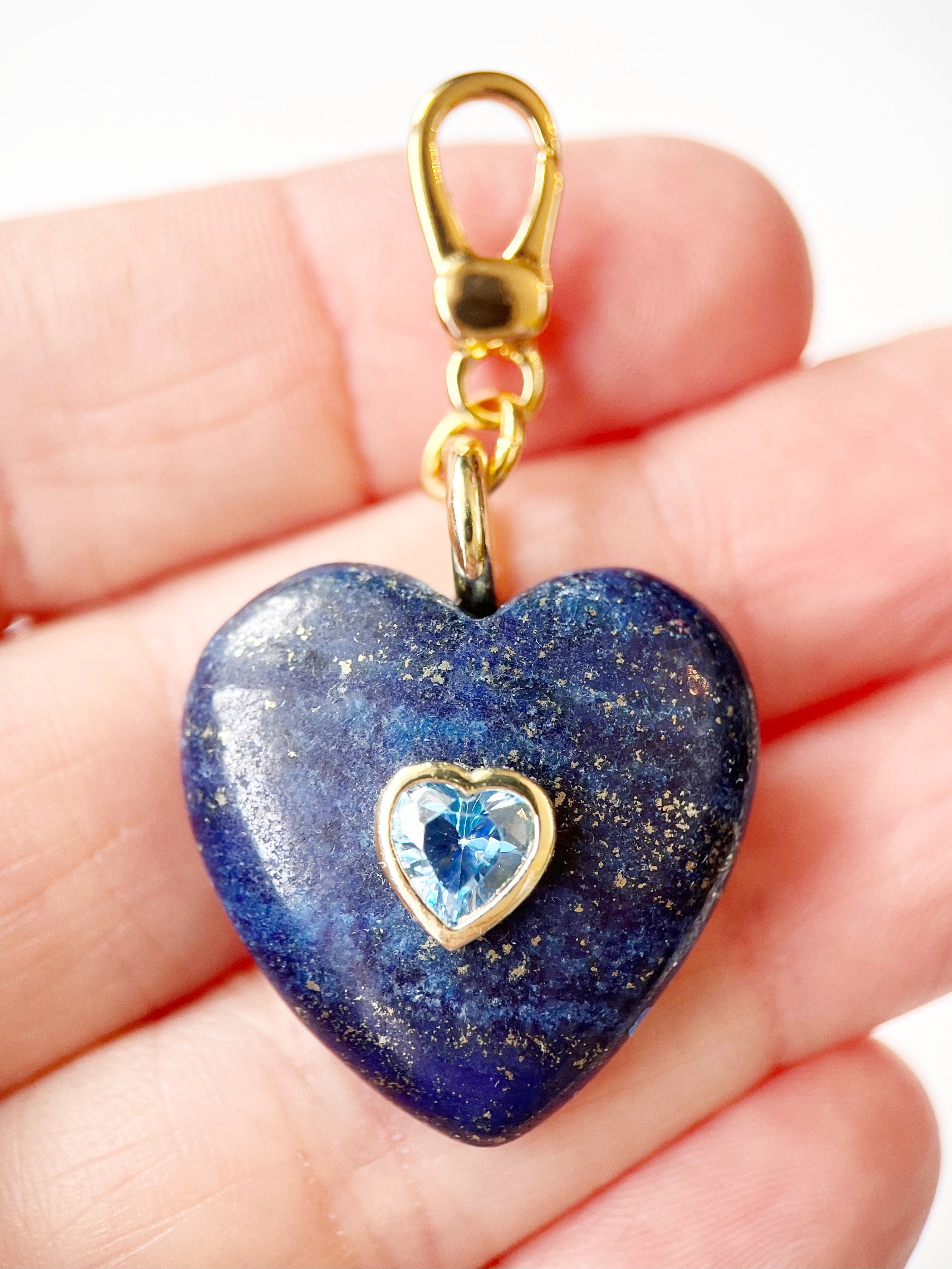 Blue Heart Pendant