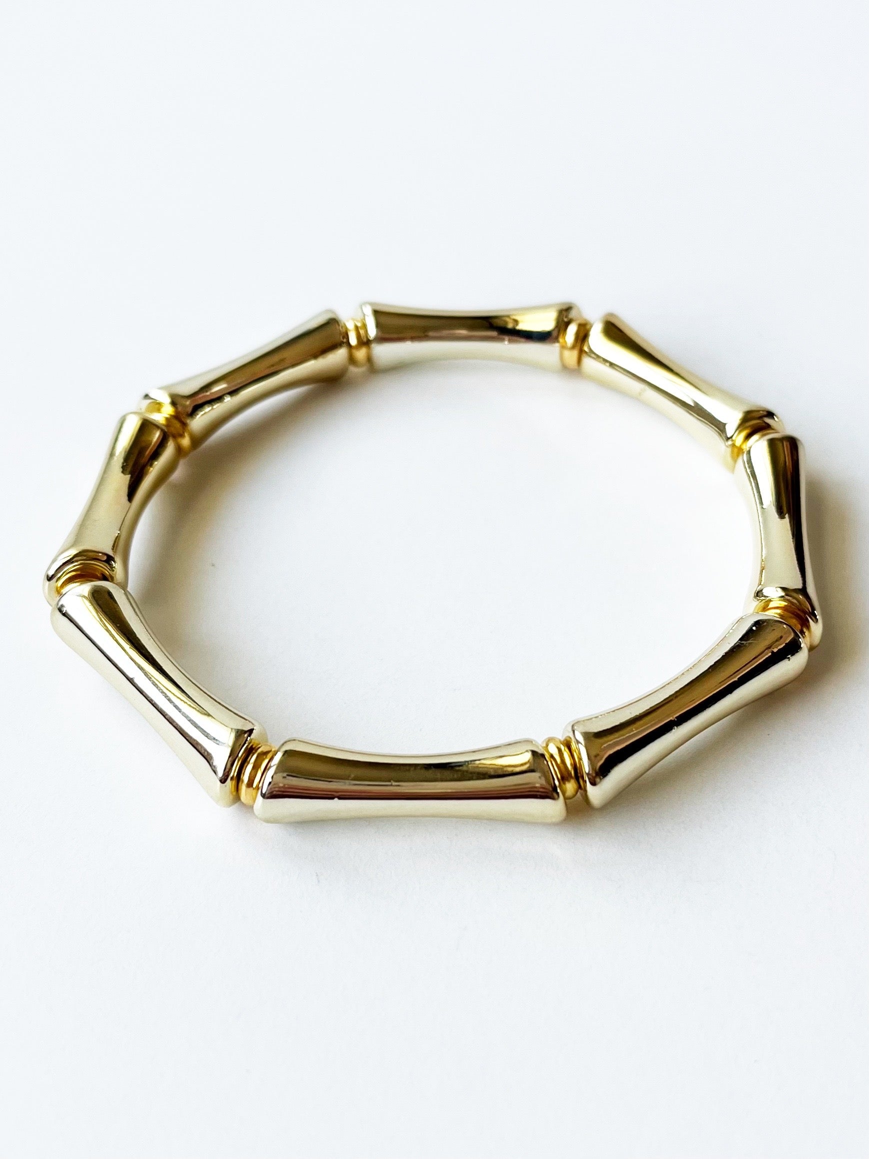 gold acrylic bangle bracelet