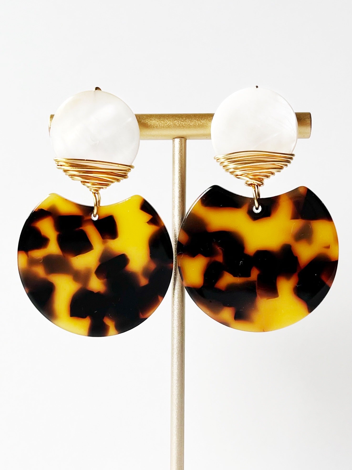 mother of pearl earrings