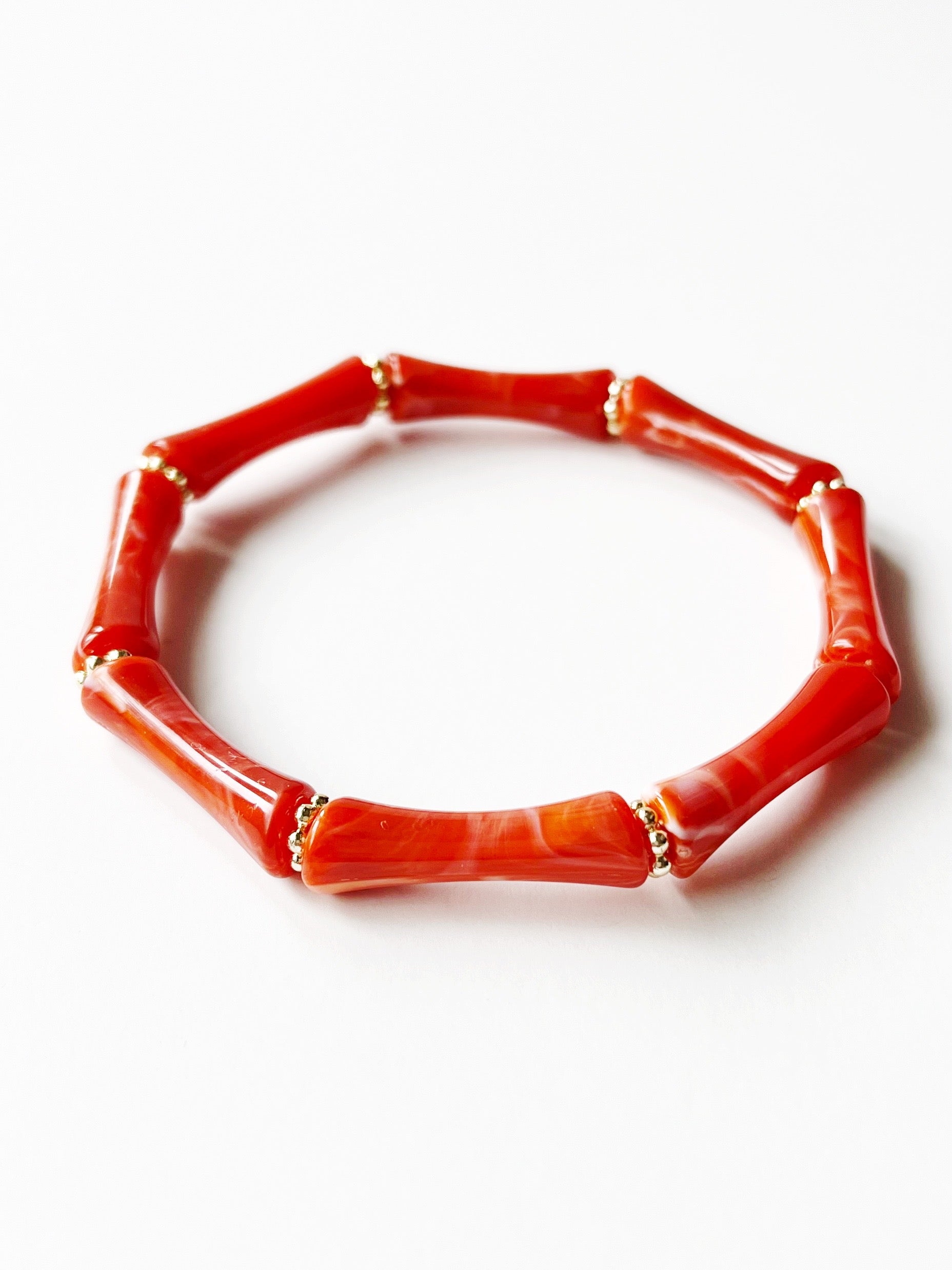 orange bangle bracelet