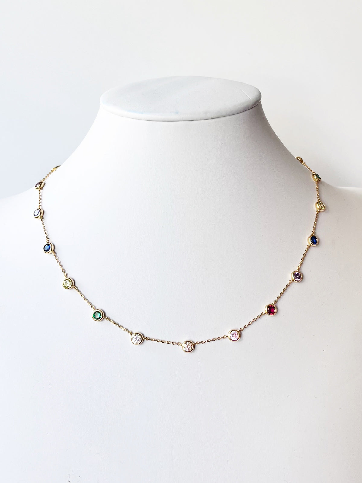 Rainbow Crystal Necklace