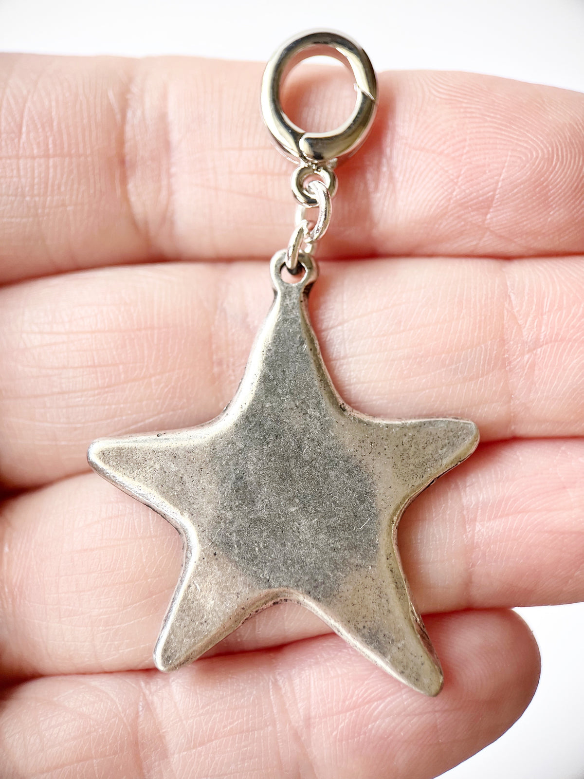 Silver Star Charm